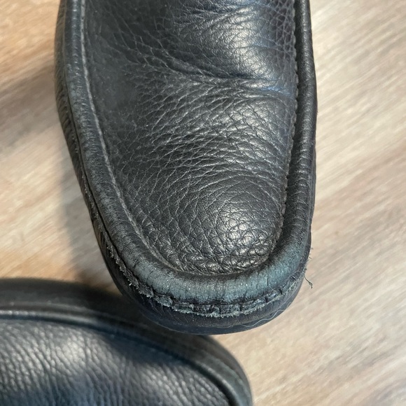 Salvatore Ferragamo black leather loafer main image 7